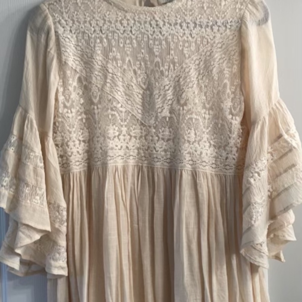 brand new white dress mid length